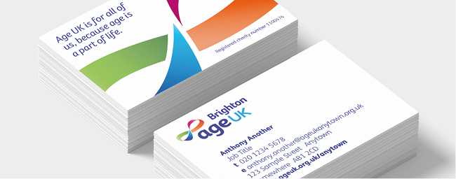 Age UK Business Cards